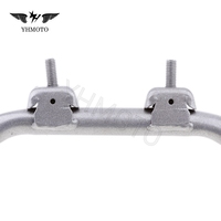 Pièces de moto tout-terrain Dirt Pit Bike, guidon de direction en fer argenté, guidon de poignée, barre de main pour Yamaha PW50 PEEWEE PW 50