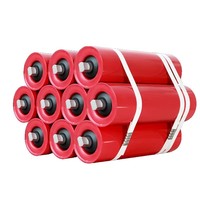 RongDing Ensemble de rouleaux de renvoi à gorge profonde en acier durable à 3 rouleaux (650/800mm) avec roulements à billes à gorge profonde pour convoyeurs à bande dans l'exploitation minière et la fabrication