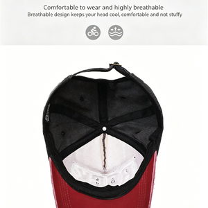 Cappellino da Baseball in Cotone Vintage con Frange, Protezione Solare, Stile Americano con Lettere, per Coppie - Product Image 4