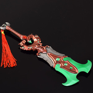 Espada de Juguete Decorativa para Niños, Inspirada en el Juego Warcraft, Espada Obeleon de las Almas, 21 cm, Modelo de Arma de Metal para Manualidades - Product Image 5