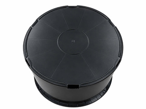 Maceta Redonda de Plástico Negra de 10 Galones o Tamaño Personalizado con Logotipo Personalizado, Material PP, Fondo Grueso con Múltiples Orificios de Drenaje - Product Image 6