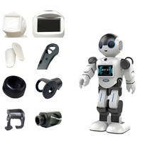 Housse de protection spécifique pour robot personnalisée avec plusieurs composants, accessoires en plastique à usage industriel, coque en PU lisse et plate