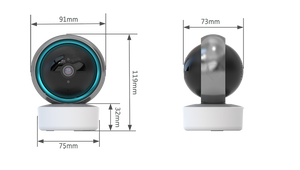 <span class=keywords><strong>2</strong></span> 3 4 5MP P Tuya WiFi كاميرا IP WiFi WiFi مراقبة فيديو داخلية تعمل مع تطبيق TUYA Smartlife - Product Image 4