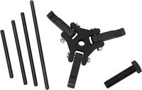 GTYPRO Extracteur de poulie d'amortisseur harmonique 3 mâchoires Jeu d'outils de démontage d'équilibre harmonique