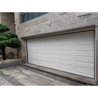 Rideau roulant moderne en alliage d'aluminium pour porte de garage Isolation imperméable à l'eau Poussière Portes de garage durables en métal Surface finie