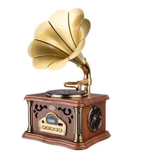 Live-stream Exclusive Charging Speaker Record Player Style Phonograph Retro wireless Small Speaker