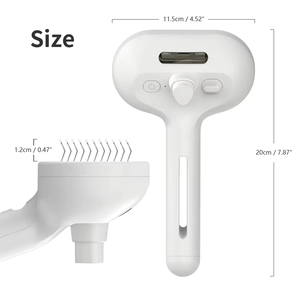 <span class=keywords><strong>Cepillo</strong></span> de Vapor para Gatos 3 en 1, Peine de Vapor para Eliminar el Pelo de Mascotas, Autolimpiante, Antiestático y de Depilación Eficaz para el Aseo de Gatos - Product Image 6