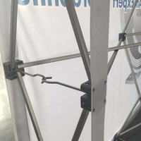 Support publicitaire pliable robuste en tissu pour bannière de promotion et activités commerciales – Prix usine