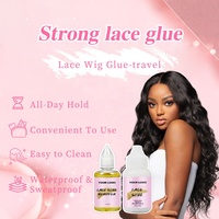 Kit de décolleur de colle à dentelle personnalisé avec logo, ensemble imperméable, bâton de cire adhésive pour perruques, spray teintant pour cheveux, outils et kits d'extensions