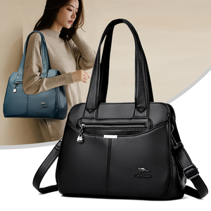 New Designer Fashion Handbag Women Large Capacity Tote Ladies Hand <b>Bags</b> <b>Soft</b> PU <b>Leather</b> and Handbags New Elegant Shoulder <b>Bag</b> - Product Image 2