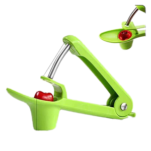 Hot Sale Easy-to-Use Kitchen Gadgets Plastic Cherry Pitter Seed Remover <b>Fruit</b> Nuclear Corer for <b>Vegetables</b> - Product Image 2