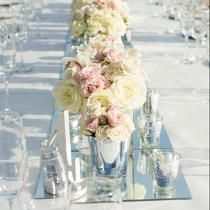 Espejo Ovalado de Cristal para Decoración de Mesa en Bodas y Fiestas, Centro de Mesa, Gran Venta <span class=keywords><strong>2019</strong></span> - Product Image 1