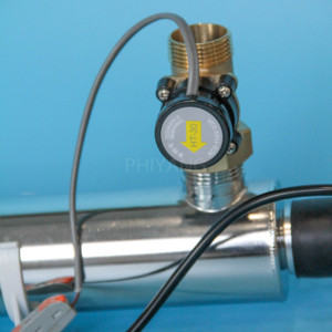 Sistema Purificador de Agua <span class=keywords><strong>UV</strong></span> de Alto Flujo de 55W, <span class=keywords><strong>12</strong></span> <span class=keywords><strong>GPM</strong></span>, Filtro Esterilizador <span class=keywords><strong>UV</strong></span> de Acero Inoxidable con Interruptor de Sensor de Flujo Inteligente - Product Image 2