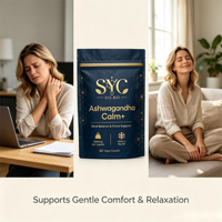 Extrait d'Ashwagandha SYC BIO, fabricant OEM ODM, 3000 mg, à base de plantes, 60 capsules végétaliennes, formule personnalisée, marque privée, usine