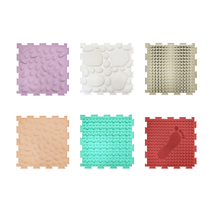 Tapis sensoriel en silicone SHUXIN pour la maison, 32 motifs, lot de 6 pièces, tapis de sol pour la maison et la maternelle - Product Image 4