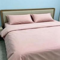Ensemble de literie sur mesure en polyester 100% taille Queen, motif végétal imprimé par pigment, 500 fils, style américain pour usage hôtelier