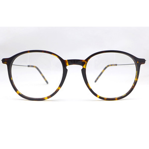 Monturas de Gafas Unisex Redondas con Aro Completo, Diseño de Caparazón de Tortuga, Lentes de Resina, para Adultos, Aptas para Todas las Formas de Rostro - Product Image 4