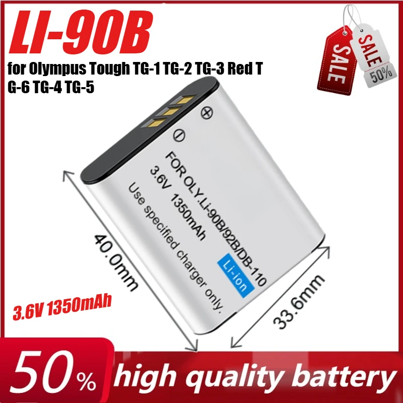 Pour Olympus Tough TG-1 TG-2 TG-3 Rouge TG-6 TG-4 TG-5 SH-50 SH-60