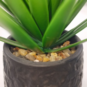 Vente en gros de petites plantes succulentes artificielles en pot en céramique, déco murale suspendue pour la fête des mères à la maison, au bureau ou dans la salle de bain - Product Image 4