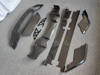 Nouveau kit de carrosserie en fibre de carbone de style D pour Lamborghini Huracan LP610 diffuseur de jupe d'angle avant et becquet arrière