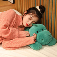 Peluche mignonne lestée Kawaii, mini animal en peluche doux, Husky, dinosaure, cochon, ours, Animal Crossing, brodée, anti-stress, vente en gros