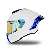 Casco Moto in ABS a Prezzo di Fabbrica, Schema Colori Personalizzabile, Integrale, Fodera Rimovibile con Certificazione DOT/ECE