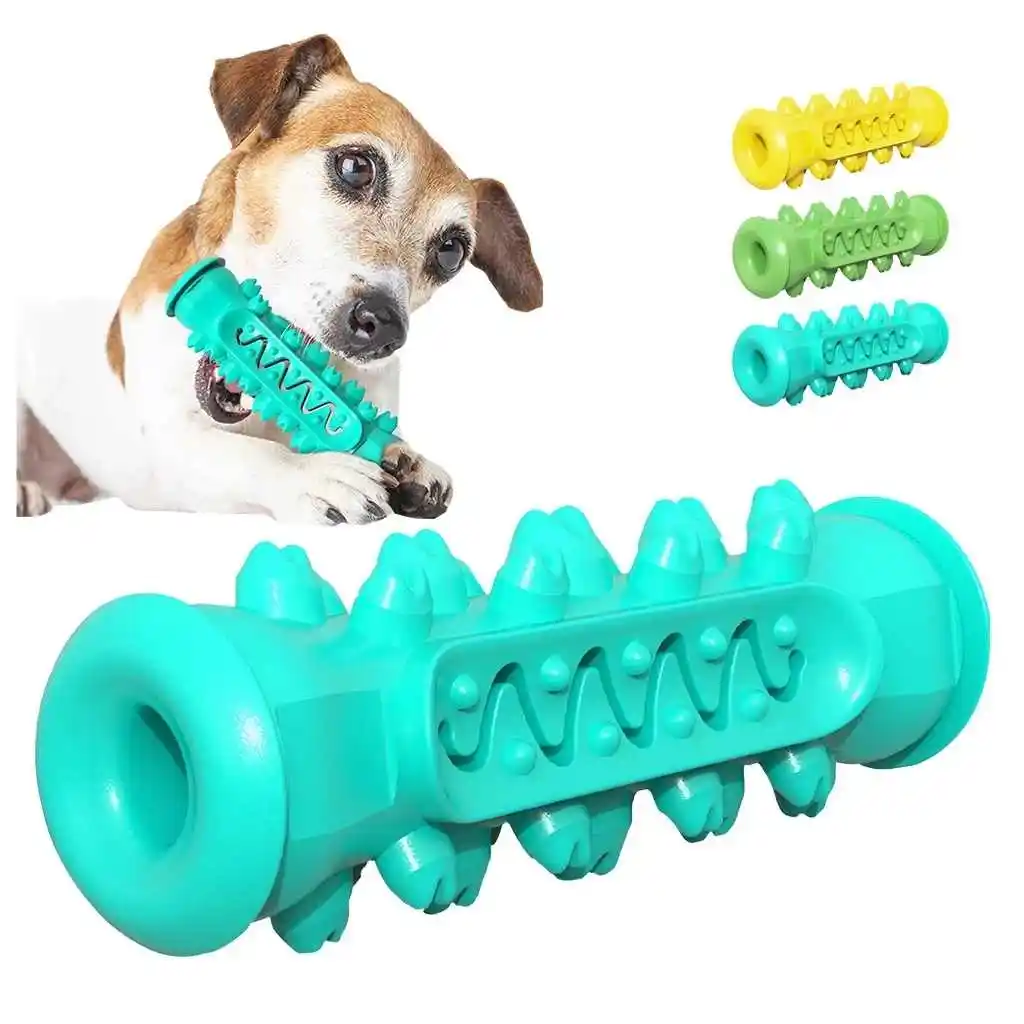 犬の歯のきれいなおもちゃゴム製の犬の噛むおもちゃ歯ブラシの歯のクリーニングおもちゃ犬の歯のクリーニング