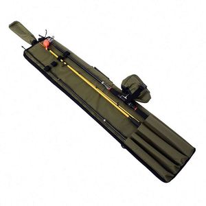 Muestra Gratis: Bolsa de Pesca Portátil y Moderna, Bolsa de Transporte para Cañas de Pescar, Mochila para Cañas de Pescar, Bolsa para 3 Cañas de Pesca con Mosca - Product Image 3