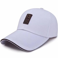Gorra de Béisbol de Lona para Hombre, Nueva Colección Primavera-Otoño, con Visera Grande, Estilo Casual, para Uso en las Cuatro Estaciones