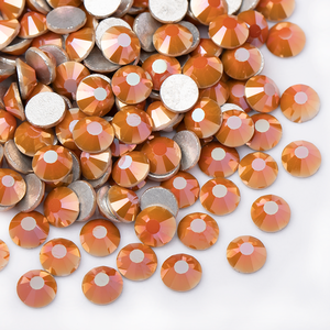 Juli批发新款彩色实心焦糖非修补水晶水钻平背水钻DIY包连衣裙美甲鞋 - Product Image 1