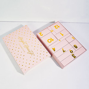 Boîte <span class=keywords><strong>de</strong></span> <span class=keywords><strong>calendrier</strong></span> <span class=keywords><strong>de</strong></span> <span class=keywords><strong>l</strong></span>'avent vide haut <span class=keywords><strong>de</strong></span> gamme personnalisée - 24 tiroirs <span class=keywords><strong>de</strong></span> compte à rebours <span class=keywords><strong>de</strong></span> Noë<span class=keywords><strong>l</strong></span>, gaufrage, réutilisable, OEM/ODM - Product Image 6