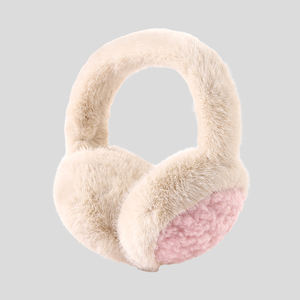 安い冬暖かい屋外ファッション女の子フェイクファーイヤーマフ - Product Image 5