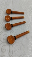 Handmade DIY Violin Fiddle Snakewood Tailpiece Set Stringed Instruments Parts & Accessories