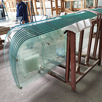 CE SGCC – verre laminé trempé incurvé de conception personnalisée pour balustrade, balustrade, cloison, écran de douche, élévateur