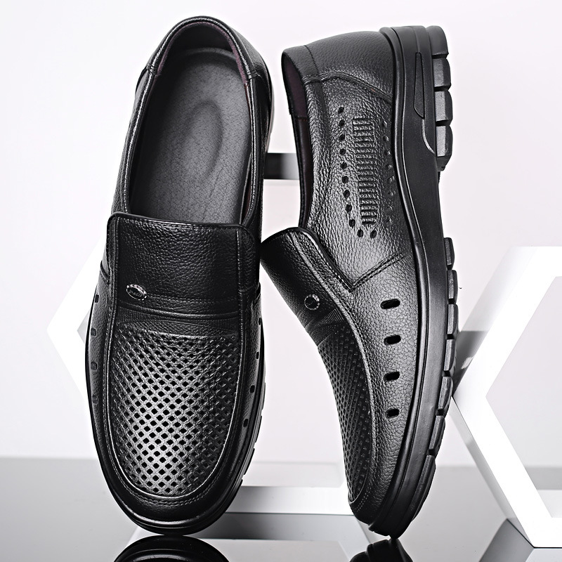 Black openwork style