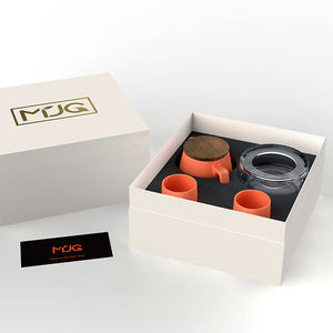 DHPO Infuseur Extra-fin Service à thé <span class=keywords><strong>Tasse</strong></span> en céramique et théière en acier inoxydable avec théière en céramique pour thé en vrac - Product Image 6