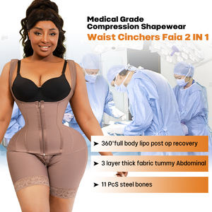 Faja Réductrice Colombienne Post-Opératoire Étape 1 Complète Effet Sablier Gainante Culotte Courte - Product Image 3