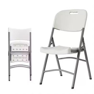 Chaises pliantes de jardin en plastique blanc modernes personnalisées bon marché, capacité de 1000 livres, location pour événements - Product Image 1