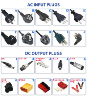 Chargeur de batterie industriel 72V 20A pour voiturette de golf, étanche IP67, automatique, portable, entrée DC/AC 3000W, pour batteries plomb-acide/LiFePO4, UE/US