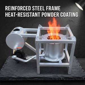 Réchaud à Huile Portable Haute Puissance Multi-Combustibles pour Camping en Extérieur, Brûleur Industriel Robuste pour Cuisine, Huile Usagée, Diesel, Kérène - Product Image 3