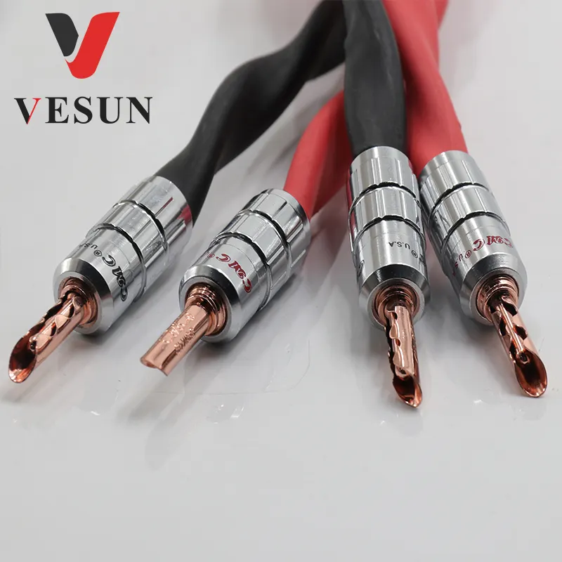 VESUN round durable high quality 4-cord HIFI audio speaker cable Y2000