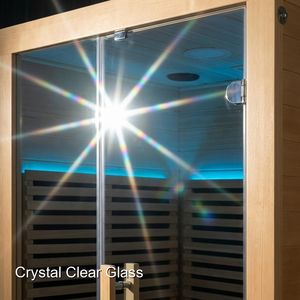 Sauna infrarouge intérieur design moderne pour 5-6 personnes, en cèdre canadien, <span class=keywords><strong>avec</strong></span> panneau de commande informatique 220V. - Product Image 5