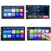 Reproductor MP5 para Coche de 7 Pulgadas 7010B 7012B 7018B con Imagen de Marcha Atrás HD y Doble Eje para CarPlay