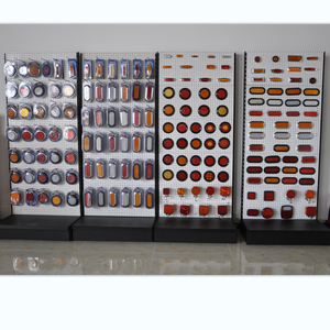 3/4 pouces mini rond ambre rouge Chrome remorque feux de position latéraux LED stroboscopique Waring lumière camions tracteurs feux de gabarit - Product Image 6