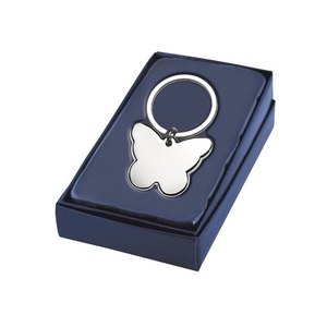 Porte-clés papillon, pendentif en métal brillant pour clés et sacs, accessoire décoratif - Product Image 2