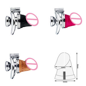 FRRK <span class=keywords><strong>Cage</strong></span> de <span class=keywords><strong>chasteté</strong></span> plate avec godemichet, petites cages à pénis inversées, verrou de <span class=keywords><strong>chasteté</strong></span> métallique, dispositif de bondage SM négatif pour hommes - Product Image 1
