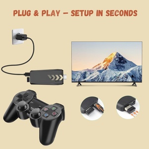 Game Stick 4K Android HD 3D Video Game Console 2.4GHz Wireless Two Player Supports 14 Emulators 40000 Games TV Game Console - Product Image 4
