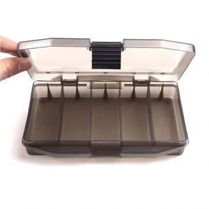 Boîte à leurres transparente à 5 compartiments 17,5*10*3 cm - Boîte de rangement pour matériel de pêche en plastique haute résistance visible - Product Image 3