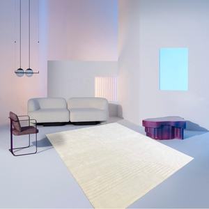 Tapis tufté à la main de qualité supérieure pour chambre à coucher salon couleur unie tapis faits à la main haut bas velours personnalisé Center Tapete - Product Image 1