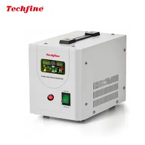 Techfine 500W 800VA 1KVA 300W 1000W 12V DC to AC Pure sine wave inverter UPS with 300% surge power protection for home power